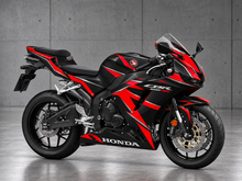 Cargar imagen en el visor de la galería, Black and Red Factory Style - CBR600RR 24-26 Fairing Kit