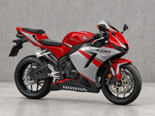 Cargar imagen en el visor de la galería, Red and Silver Factory Style - CBR600RR 24-26 Fairing Kit