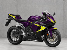 Cargar imagen en el visor de la galería, Purple and Yellow Factory Style - CBR600RR 24-26 Fairing Kit