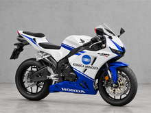 Cargar imagen en el visor de la galería, Blue and White Konica Minolta - CBR600RR 24-26 Fairing Kit