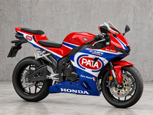 Cargar imagen en el visor de la galería, Red and Blue PATA - CBR600RR 24-26 Fairing Kit