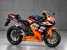 Cargar imagen en el visor de la galería, Deep Blue and Orange Repsol - CBR600RR 24-26 Fairing Kit