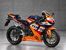 Kit de carenado azul oscuro y naranja Repsol - CBR600RR 24-26