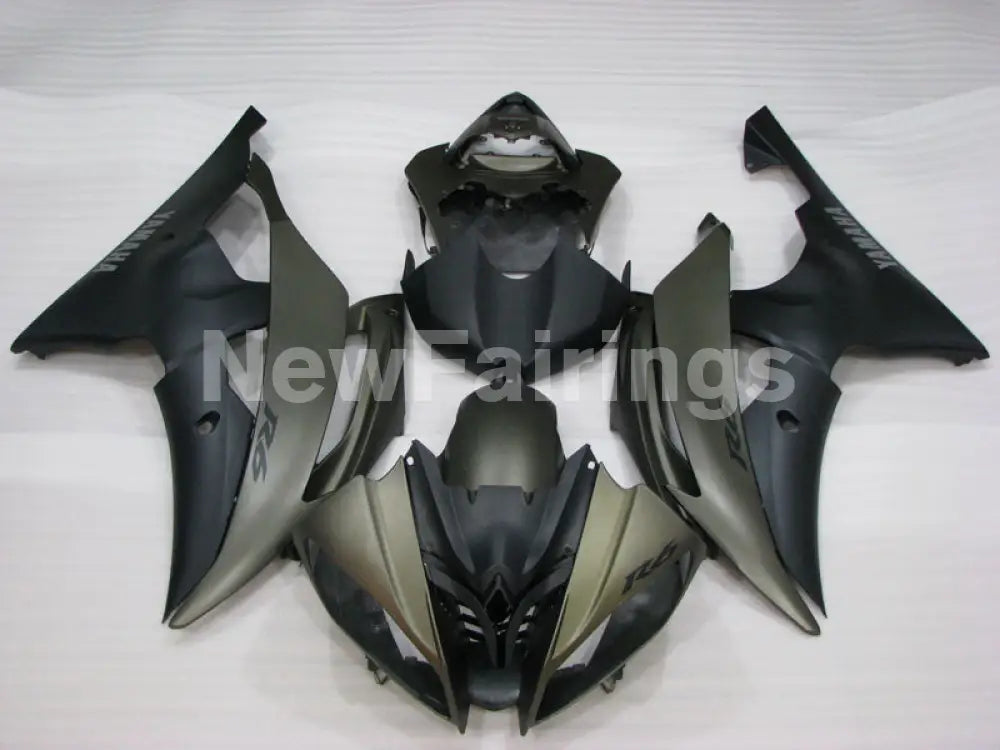 Matte Army Green and Matte Black Factory Style - YZF-R6 08-16 Fairing Kit