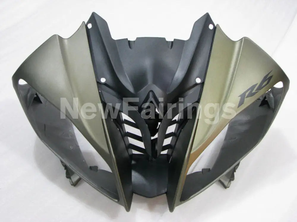 Matte Army Green and Matte Black Factory Style - YZF-R6 08-16 Fairing Kit