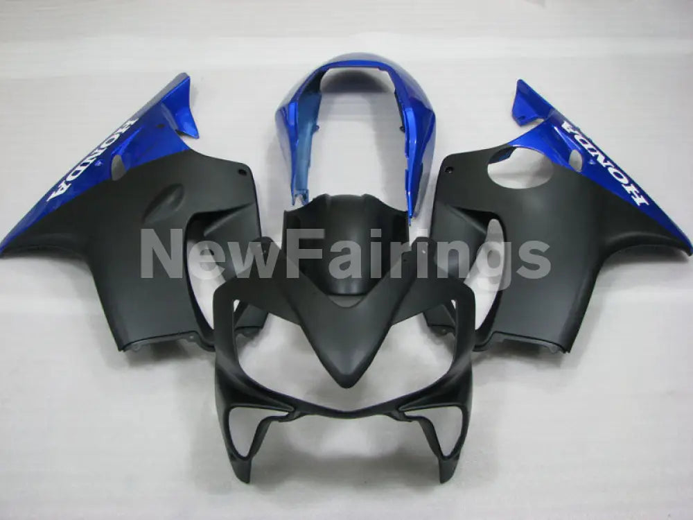 Matte Black and Blue Factory Style - CBR600 F4i 04-06 Fairing Kit