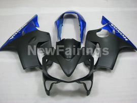 Matte Black and Blue Factory Style - CBR600 F4i 04-06 Fairing Kit