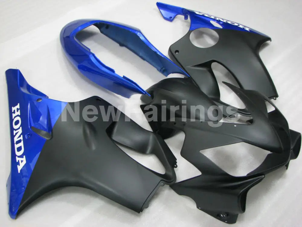 Matte Black and Blue Factory Style - CBR600 F4i 04-06 Fairing Kit