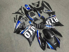 Matte Black and Blue Factory Style - GSX-R1000 17-24 Fairing Kit