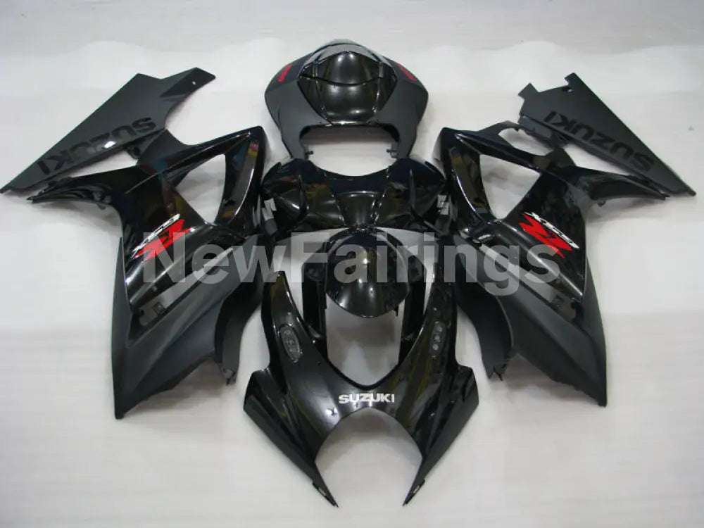 Matte Black and Black Factory Style - GSX-R1000 07-08 Fairing Kit