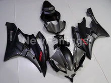 Cargar imagen en el visor de la galería, Matte Black and Grey Factory Style - YZF-R6 06-07 Fairing Kit