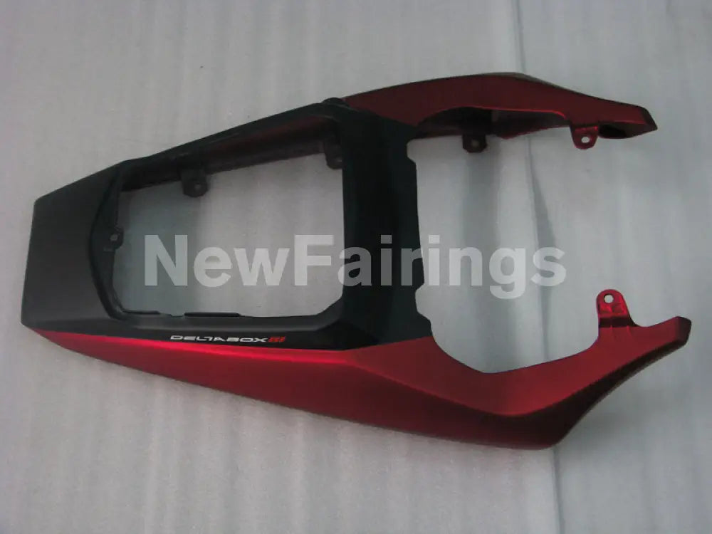 Matte Black and Red Flame - YZF-R6 03-04 Fairing Kit