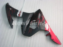 Cargar imagen en el visor de la galería, Matte Black and Red Flame - YZF-R6 03-04 Fairing Kit