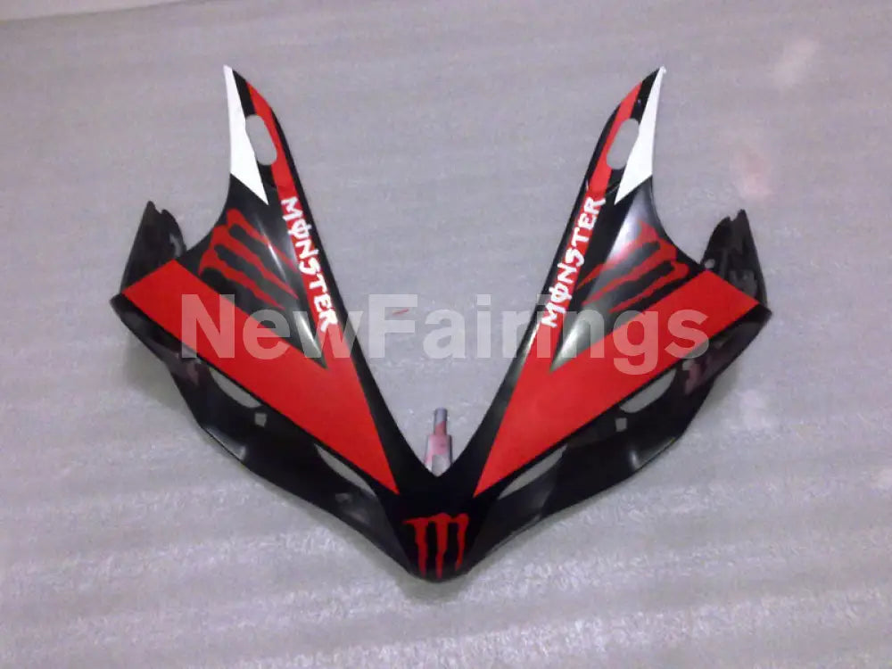 Matte Black and Red Monster - YZF-R1 07-08 Fairing Kit