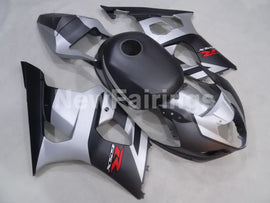 Matte Black and Silver Factory Style - GSX-R1000 03-04 Fairing Kit