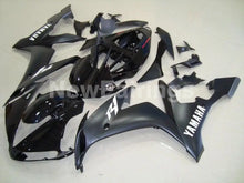 Cargar imagen en el visor de la galería, Matte Black and Black with white stickers Factory Style - YZF-R1 04-06 Fairing Kit