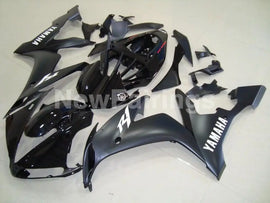Matte Black and Black with white stickers Factory Style - YZF-R1 04-06 Fairing Kit