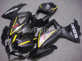 Matte Black and Yellow Factory Style - GSX-R750 08-10 Fairing Kit