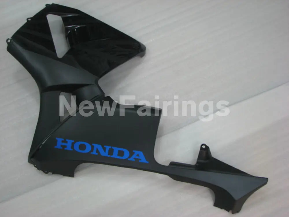 Matte Black with blue decals Factory Style - CBR600RR 03-04 Fairing Kit