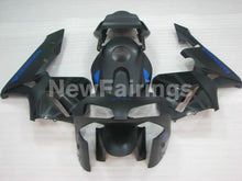 Cargar imagen en el visor de la galería, Matte Black with blue decals Factory Style - CBR600RR 03-04 Fairing Kit