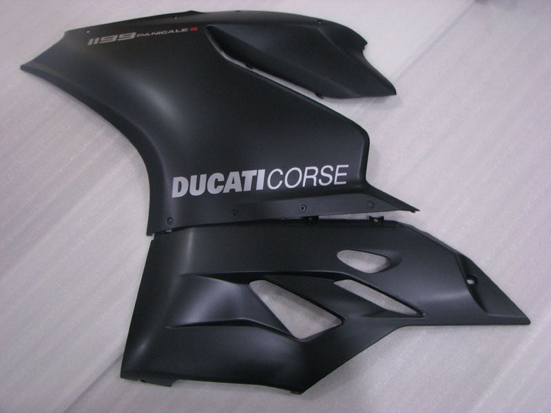 Matte Black Factory Style - Ducati 1199 Panigale 12-14 Fairing Kit
