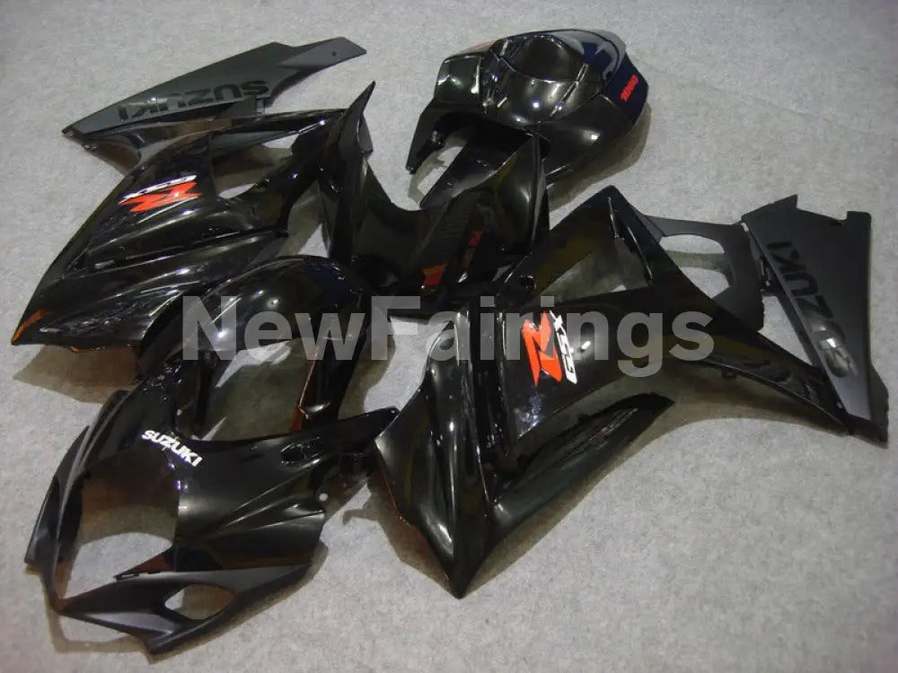 Matte Black Black Factory Style - GSX-R1000 07-08 Fairing Kit