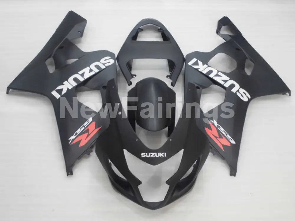 Matte Black Factory Style - GSX-R600 04-05 Fairing Kit