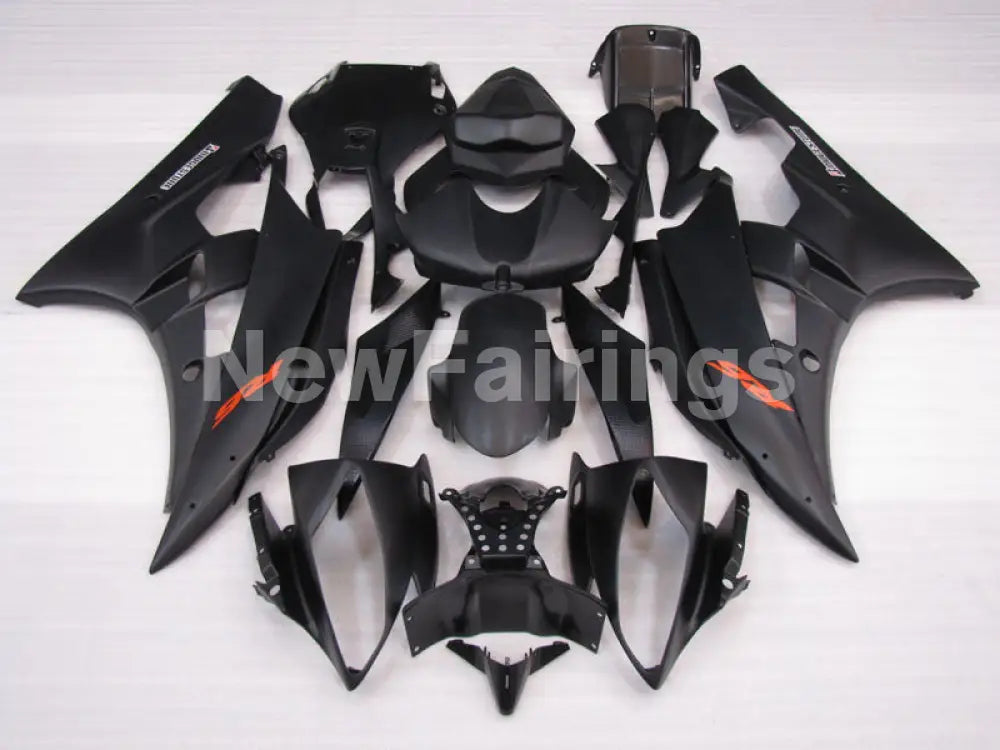 Matte Black Factory Style - YZF-R6 06-07 Fairing Kit