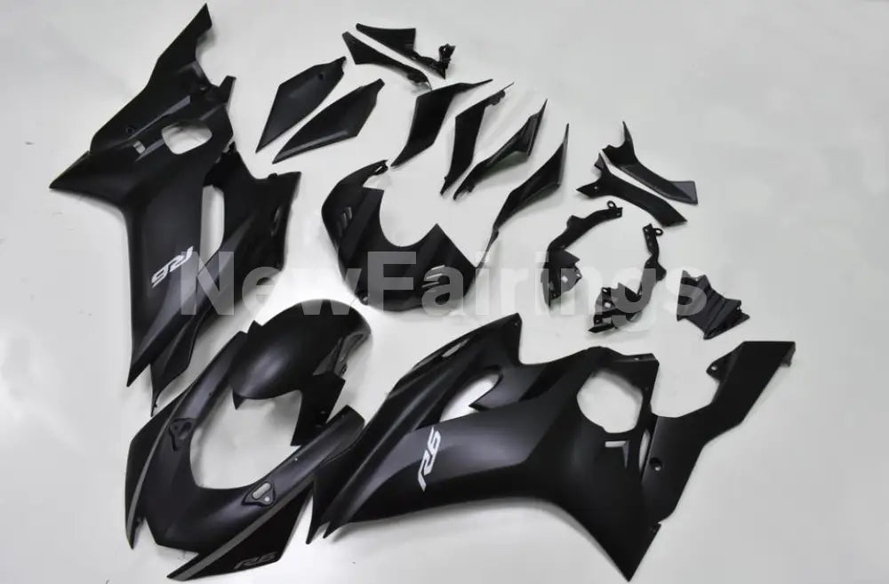 Matte Black Factory Style - YZF-R6 17-22 Fairing Kit