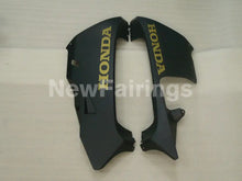 Cargar imagen en el visor de la galería, Matte Black with gold decals Factory Style - CBR600RR 03-04 Fairing Kit
