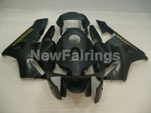 Cargar imagen en el visor de la galería, Matte Black with gold decals Factory Style - CBR600RR 03-04 Fairing Kit