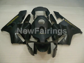 Matte Black with gold decals Factory Style - CBR600RR 03-04 Fairing Kit