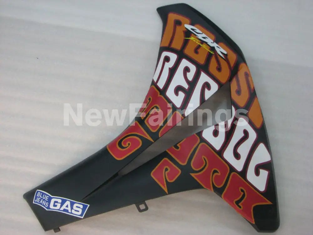 Matte Black and Orange Rossi - CBR1000RR 08-11 Fairing Kit