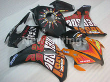 Cargar imagen en el visor de la galería, Matte Black and Orange Rossi - CBR1000RR 08-11 Fairing Kit