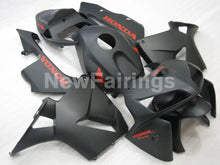 Cargar imagen en el visor de la galería, Matte Black with red decals Factory Style - CBR600RR 05-06 Fairing Kit