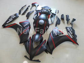 Matte Black and Red Factory Style - CBR1000RR 12-16 Fairing Kit