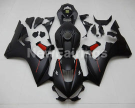 Matte Black and Red Factory Style - CBR1000RR 17-19 Fairing Kit