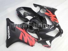 Cargar imagen en el visor de la galería, Matte Black and Red Factory Style - CBR600 F4 99-00 Fairing Kit
