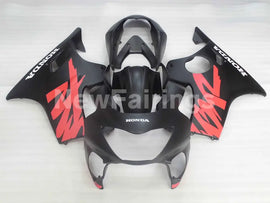 Matte Black and Red Factory Style - CBR600 F4 99-00 Fairing Kit