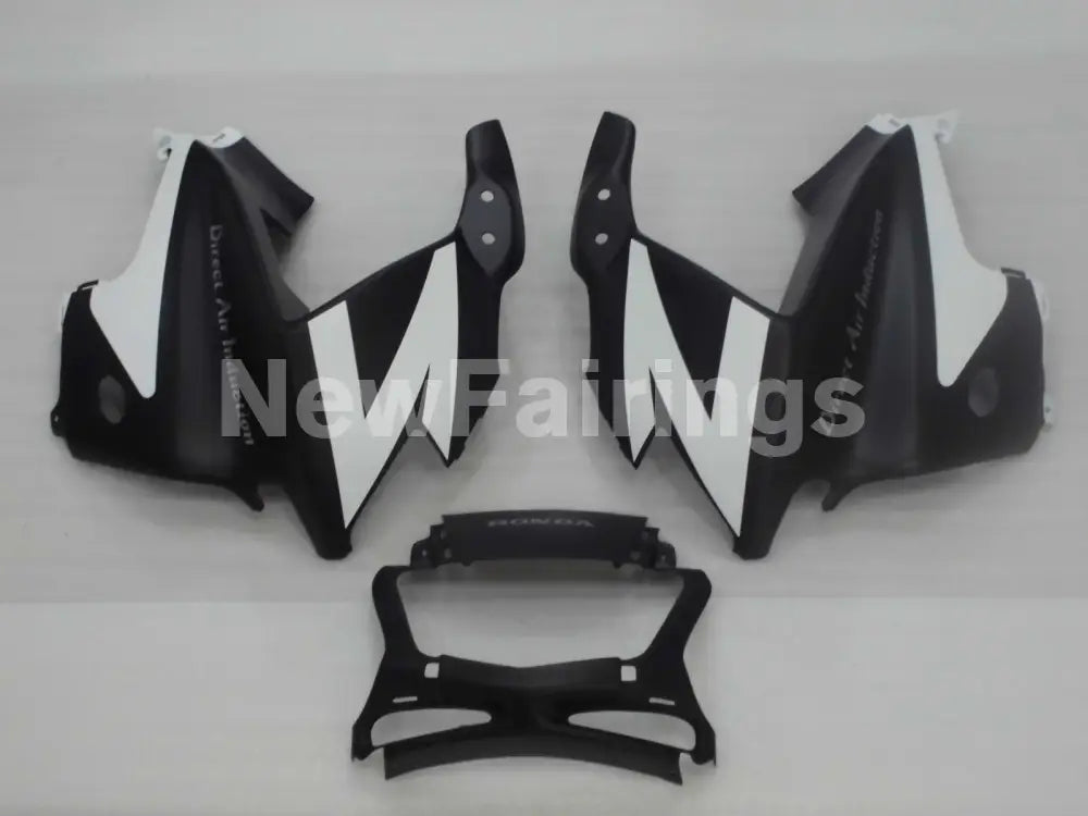 Matte Black and White Factory Style - CBR600 F3 97-98 Fairing Kit