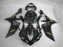 Cargar imagen en el visor de la galería, Matte Black white Golden Stickers Factory Style - YZF-R1 07-08 Fairing Kit