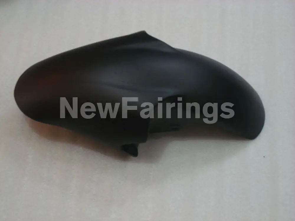 Matte Black with Blue Decals Factory Style - YZF-R6 98-02 Fairing Kit