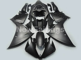 Matte Black with black decals Factory Style - YZF-R1 12-14 Fairing Kit