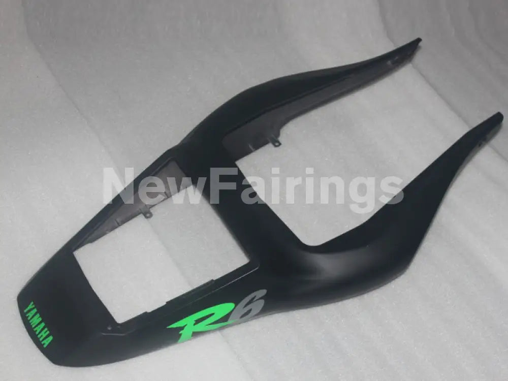 Matte Black with Green Decals Factory Style - YZF-R6 98-02 Fairing Kit