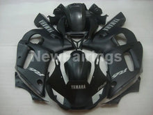 Cargar imagen en el visor de la galería, Matte Black with Grey Decals Factory Style - YZF-R6 98-02 Fairing Kit
