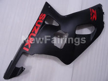 Cargar imagen en el visor de la galería, Matte Black with Red Decals Factory Style - GSX-R750 00-03 Fairing Kit