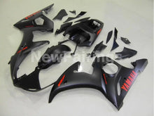 Cargar imagen en el visor de la galería, Matte Black with Red Decals Factory Style - YZF-R6 05 Fairing Kit