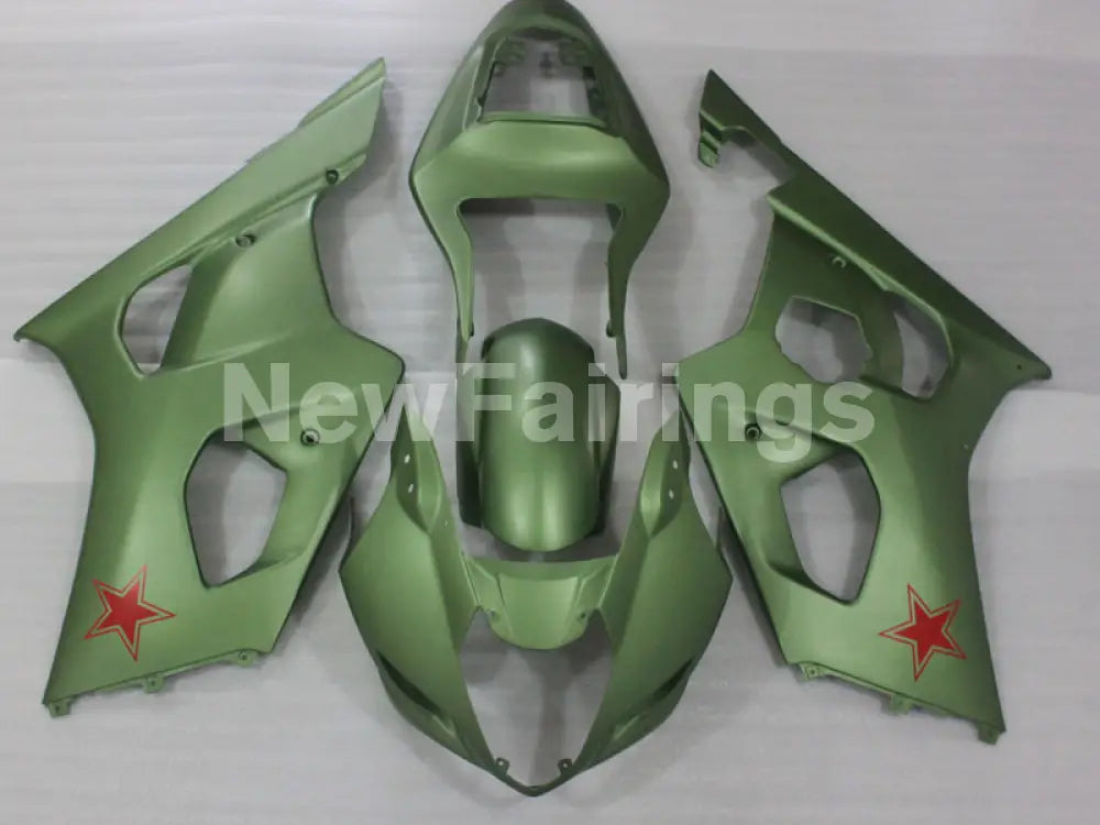Matte Green Factory Style - GSX-R1000 03-04 Fairing Kit