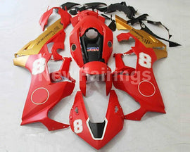 Matte Red and Golden Factory Style - CBR1000RR 17-19 Fairing Kit