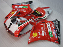 Cargar imagen en el visor de la galería, Number 1 Red and White Shell - Ducati 748/916/996/998 96-02 Fairing Kit (Single Passenger Seat)